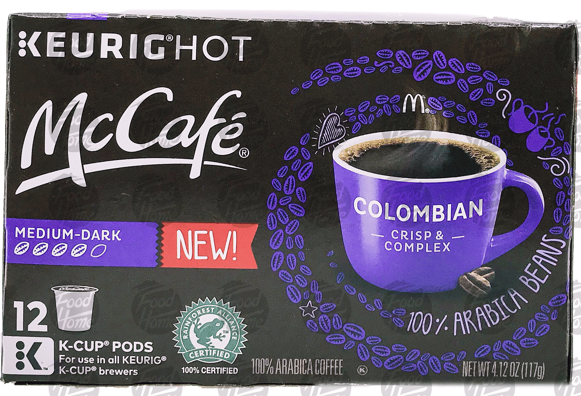 McCafe  mccafe colombian medium-dark roast k-cup pods, 12 ct., box Full-Size Picture